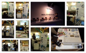 Collage: stand INI 3D at INAICTA 2011